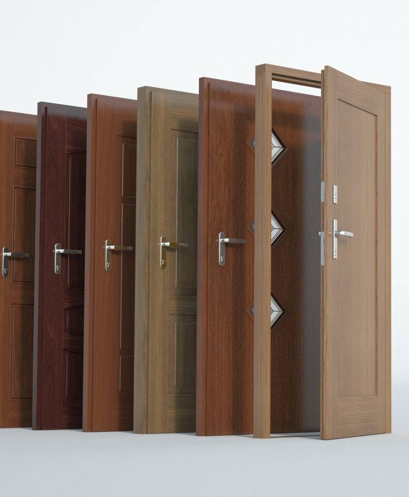 Solid Mahogany Wood Doors